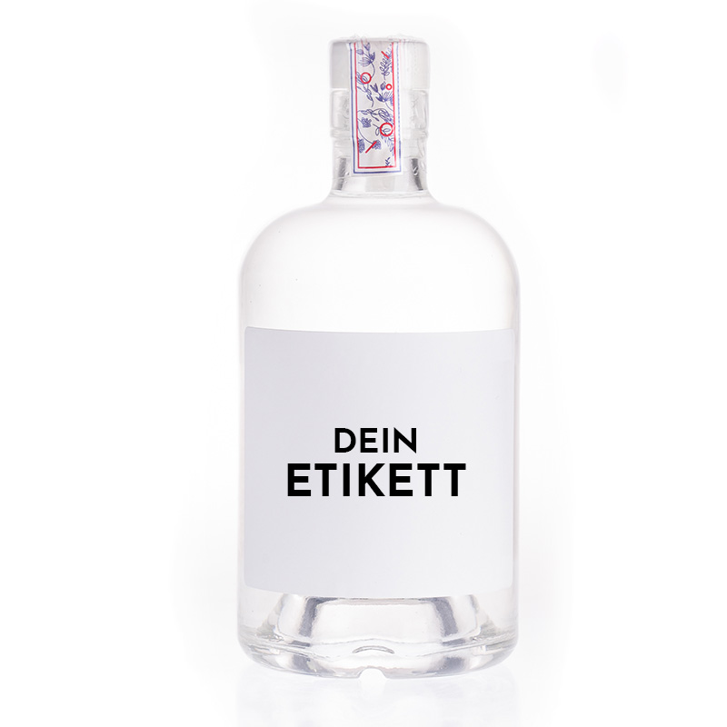 Beispiel für ein individuelles Flaschenetikett