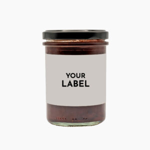 Strawberry Basil Sparkling Wine Jam with own label