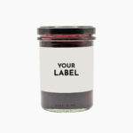 Forest berry jam with own label