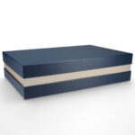 Premium Gift Box Gift Wrapping blue gold