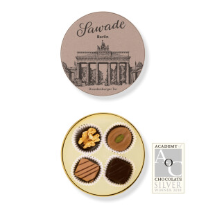 Sawade Kleine runde Pralinenschachtel Brandenburger Tor Alkoholfrei
