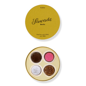 Sawade Kleine runde Pralinenschachtel Trüffel