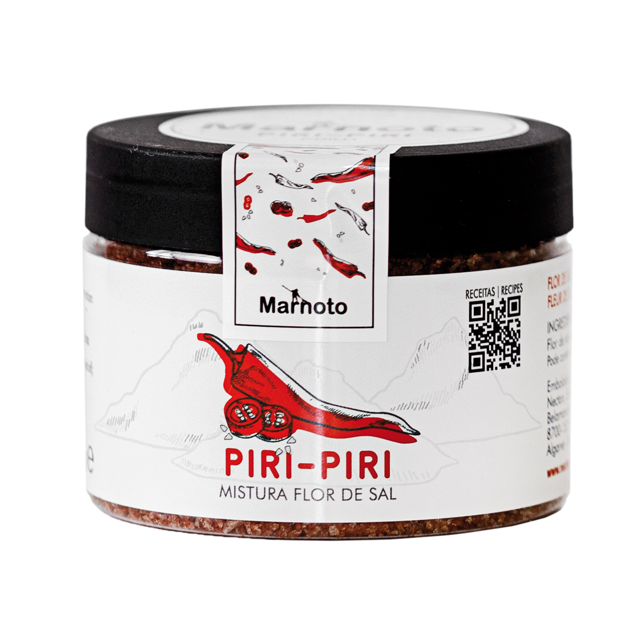 3285 Bestes Meersalz Piri-Piri mistura Fleur de Sel 125g – Bild 1