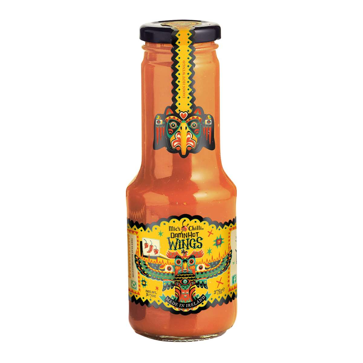 1368_600x600@2x Mic´s Chili Damn Hot Wings Sauce 275g – Bild 1