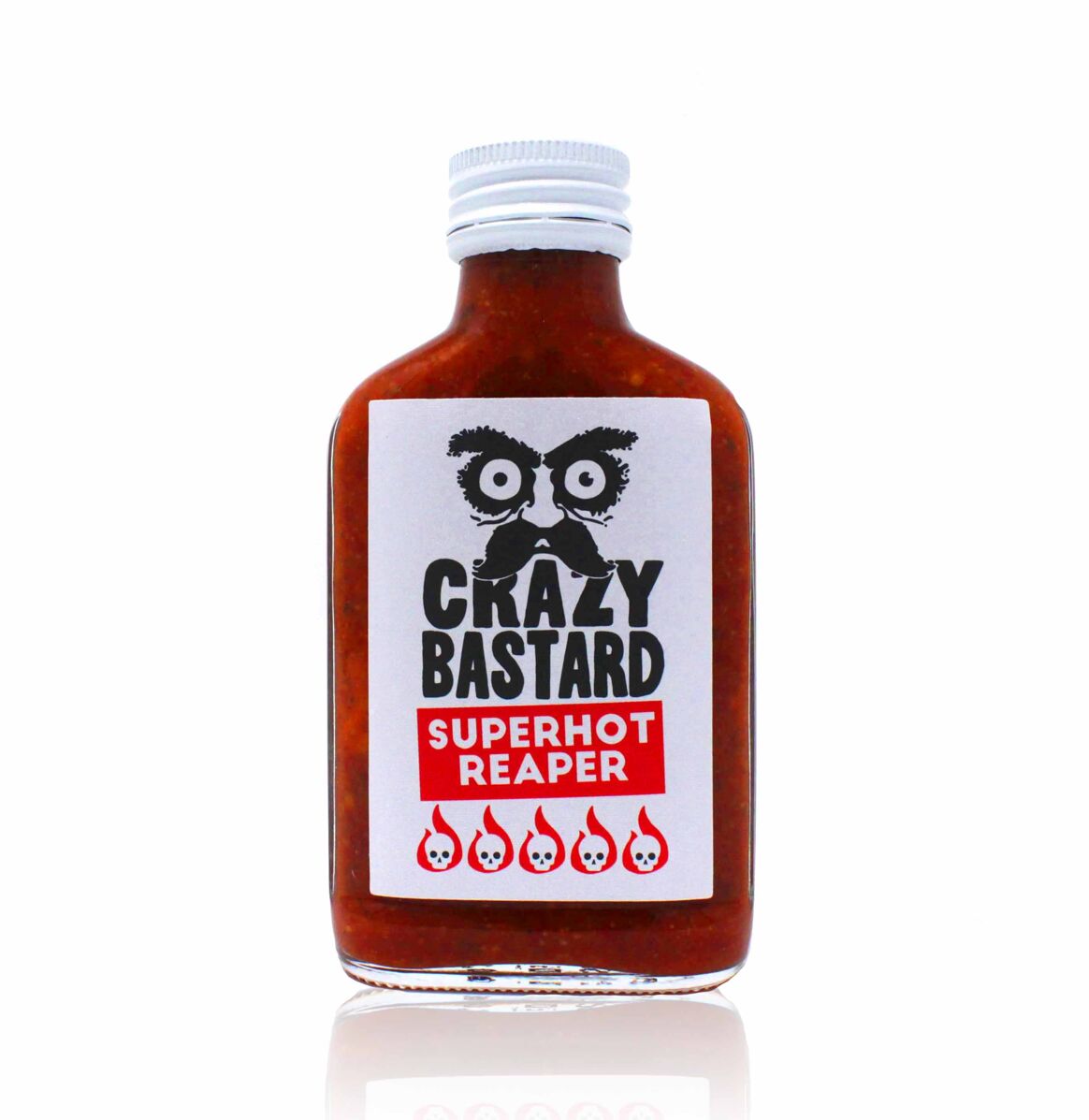 Crazy Bastard Hot Sauce - Carolina reaper Crazy Bastard Hot Sauce - Carolina reaper